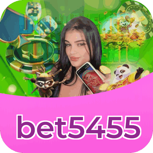 Interface do aplicativo bet5455 mostrando jogos disponíveis no iOS e Android